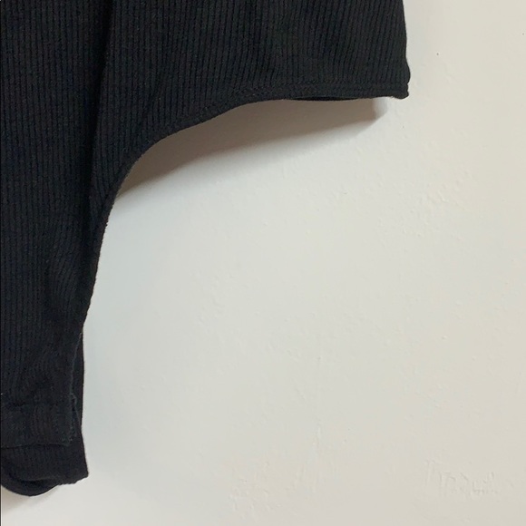 Bebe black and gold racerback onesie size large - Picture 9 of 10